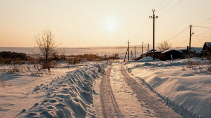 Новосибирцев предупредили о гололеде из-за аномального потепления