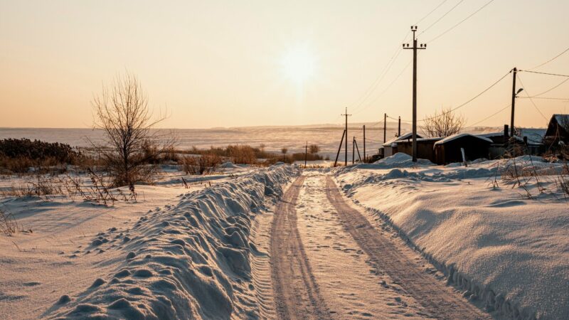 Новосибирцев предупредили о гололеде из-за аномального потепления