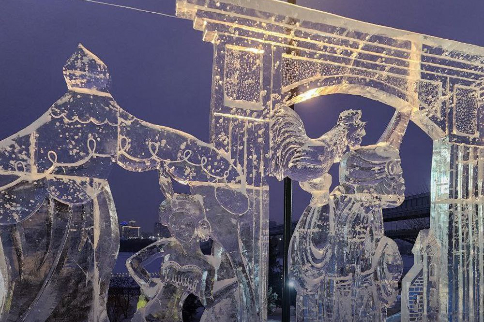 Ледовый городок закрыли в Новосибирске из-за морозов