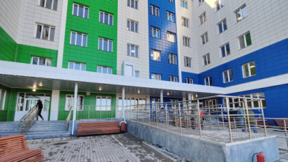 В Новосибирске завершили монолитный каркас поликлиники №16