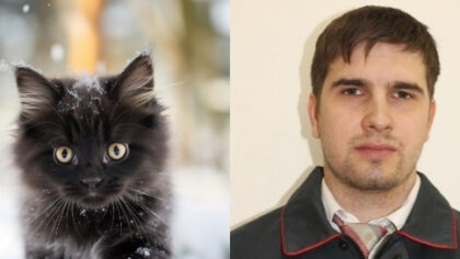 Помощник машиниста поезда спас пугливого котенка в Новосибирске