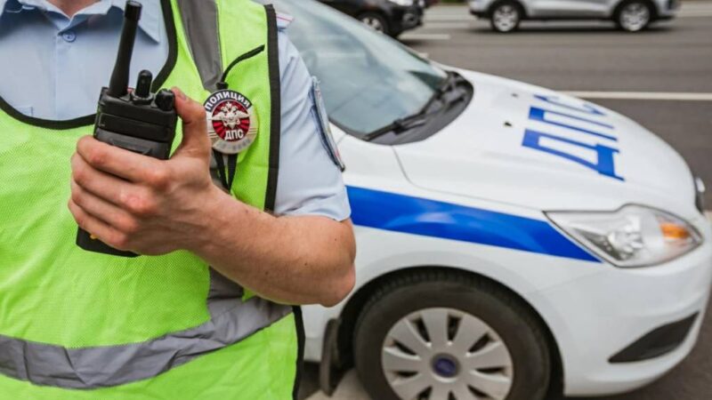 Новосибирских гаишников пожурили за тонированное авто без госномеров