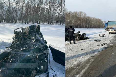 Два человека погибли в жестком ДТП с фурой под Новосибирском