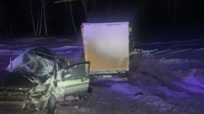 Женщина-водитель погибла на трассе под Новосибирском