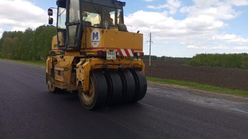 Под Новосибирском отремонтируют дорогу к водопаду